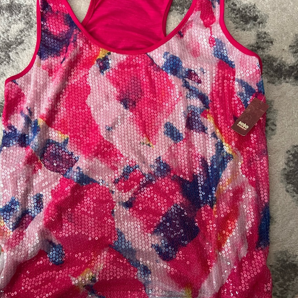 No Boundaries Hot Pink Tank Top new with tags